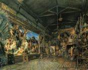 Das Atelier vor der Versteigerung( Hans Makart's Studio Before the Auction) - 鲁道夫·里特尔·冯·奥特